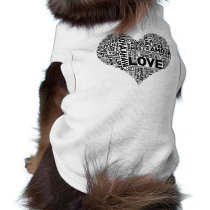 I HEART LOVE DOGGIE TEE