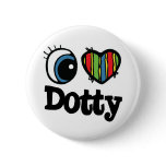 I Heart (Love) Dotty buttons