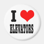I HEART (LOVE) ELEVATORS REFRIGERATOR MAGNET