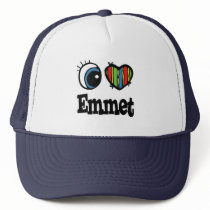 I  Heart (Love) Emmet Trucker Hats
