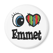 I  Heart (Love) Emmet Refrigerator Magnet