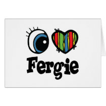 I  Heart (Love) Fergie Cards