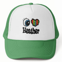 I Heart (Love) Heather Trucker Hats