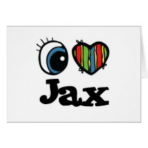 I Heart (Love) Jax Greeting Cards