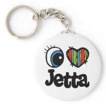 I Heart (Love) Jetta Keychains