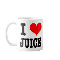 I HEART (LOVE) JUICE MUG