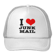 I HEART (LOVE) JUNK MAIL MESH HATS