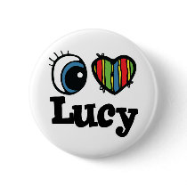 I Heart (Love) Lucy Pinback Buttons