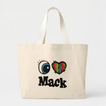 I Heart (Love) Mack Canvas Bag