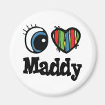 I Heart (Love) Maddy Magnets