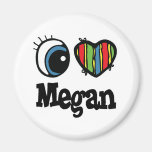 I Heart (Love) Megan Fridge Magnet