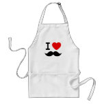 I heart / Love Moustaches / Moustaches Apron