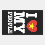I Heart (Love) My Viet People Stickers