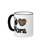 I Heart (Love) Nora mugs