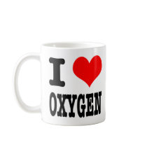 I HEART (LOVE) OXYGEN MUG