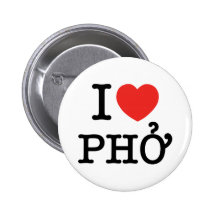 I Heart (Love) Phở Buttons