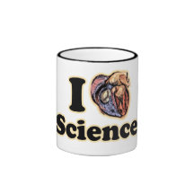 I Heart Love Science Anatomically Correct Coffee Mug