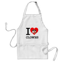 I Heart Love Strippers, Clowns, You Apron