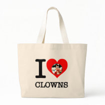 I Heart Love Strippers, Clowns, You Canvas Bag