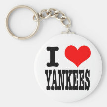 I HEART (LOVE) YANKEES KEYCHAIN