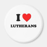I Heart Lutherans Fridge Magnet