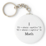 I heart math keychains