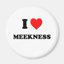 I Heart Meekness Magnets