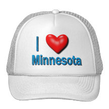 I heart Minnesota Trucker Hats
