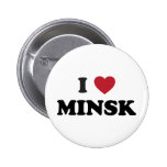 I Heart Minsk Belarus buttons