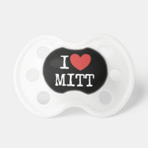 I heart Mitt Romney Baby Pacifiers