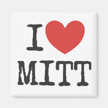 I heart Mitt Romney Fridge Magnet