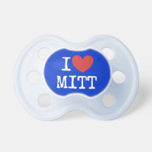 I heart Mitt Romney Pacifiers