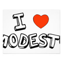 I Heart Modesto Personalized Announcement