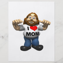 I Heart Mom Personalized Flyer