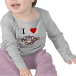 i heart monkey tee shirt