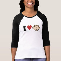 I Heart Monkeys T-shirts