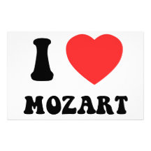 I Heart Mozart Stationery Paper