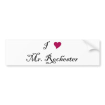 I Heart Mr. Rochester bumper sticker