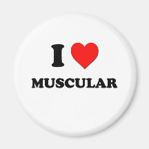 I Heart Muscular Magnets