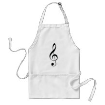 i heart music apron