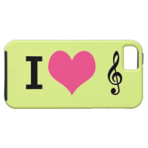 I Heart Music iPhone 5 case