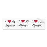 I Heart My Abyssinian Bumper Stickers