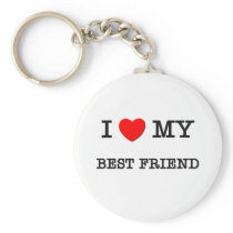 I Heart My BEST FRIEND Key Chains