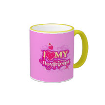 I Heart My Boyfriend Mugs