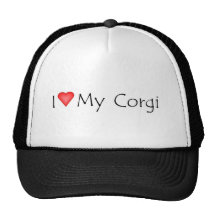 I heart my corgi hats