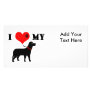 I Heart My Dog Photo Card Template