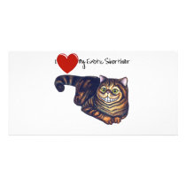 I Heart My Exotic Shorthair Photo Card Template