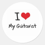 I heart My Guitarist Stickers