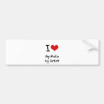 I heart My Make Up Artist Bumper Stickers