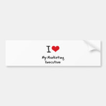 I heart My Marketing Executive Bumper Stickers